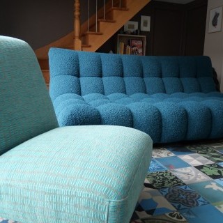 Rénovation d'un fauteuil de style Hendaye