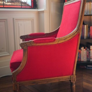 Restauration d'un fauteuil Bergère