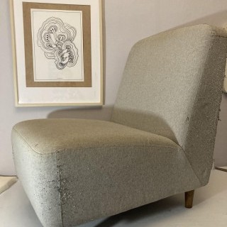 Rénovation d'un fauteuil de style Hendaye