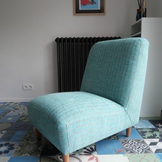 Rénovation d'un fauteuil de style Hendaye