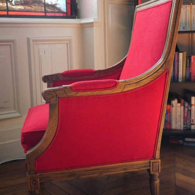 Restauration d'un fauteuil Bergère