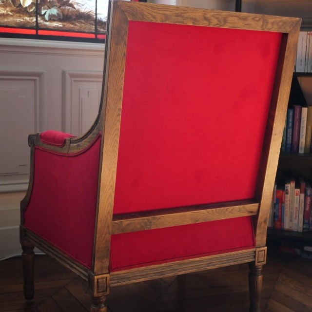 Restauration d'un fauteuil Bergère